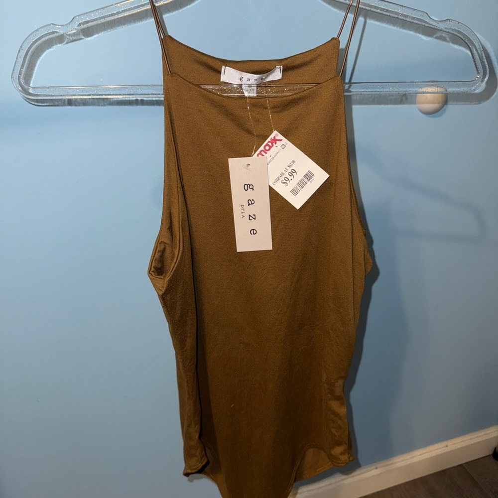 T.J.Maxx Women's Tan Bodysuit